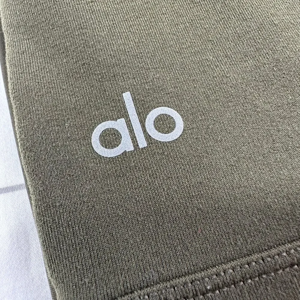 Alo Leggings Womens Small Green High Waist Cargo Utility Stretch Sculpt Gym Yoga